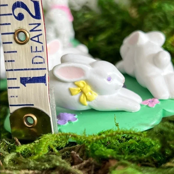 VINTAGE AVON whimsical Easter egg resin holders, baby ducks, bunnies, sheep. 90s - Picture 14 of 14